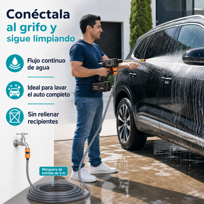 Hidrolavadora Inalámbrica con 2 Baterías