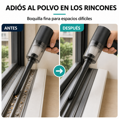 Aspiradora Portátil 2 en 1 para Auto y Hogar